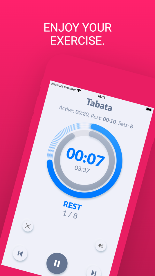 #4. i.Timer: HIIT, interval timer (iOS) 由: Gregor Paw