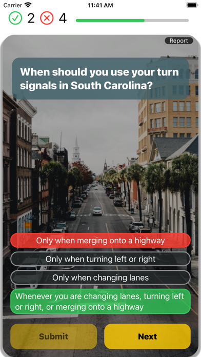 South Carolina DMV Test 2025 Screenshot
