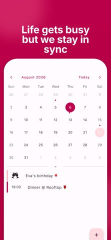 Duet: Shared Couples Calendar Screenshot 1 of 3