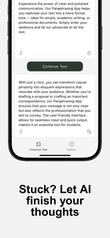 Paraphrase - AI Keyboard & Fix Screenshot 8 of 9