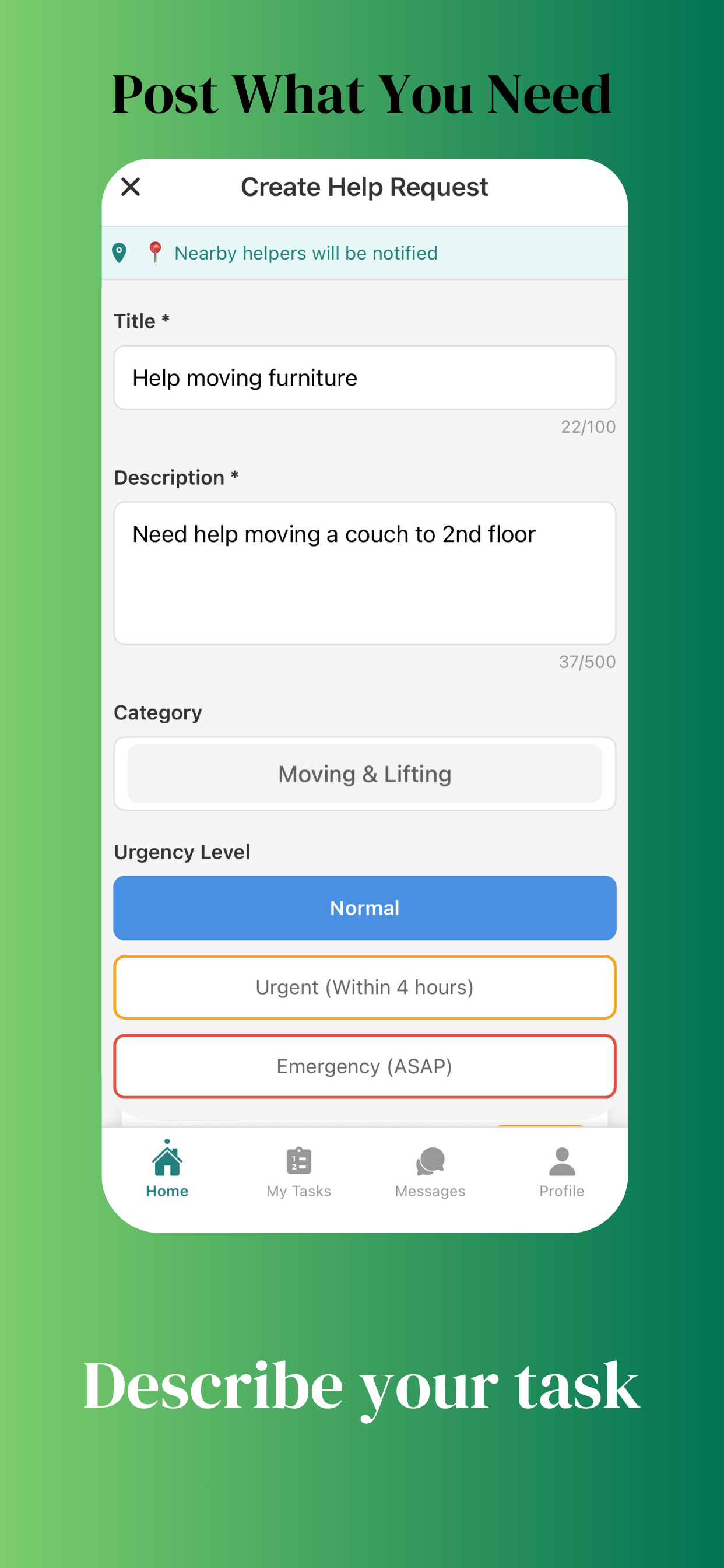 Reciproc - Local Tasks screenshot 3