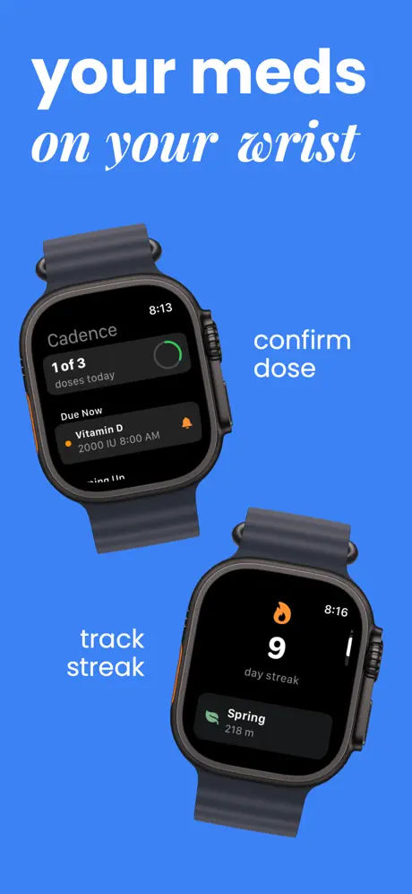 Cadence - Medication Reminders 用药提醒应用截图