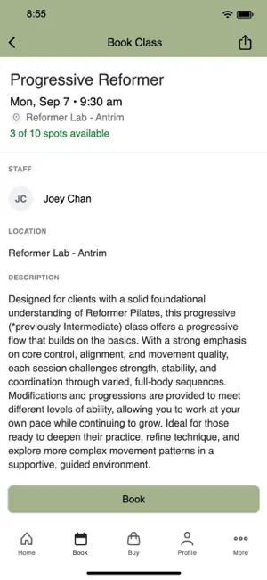 Reformer Lab Pilates screenshot 3