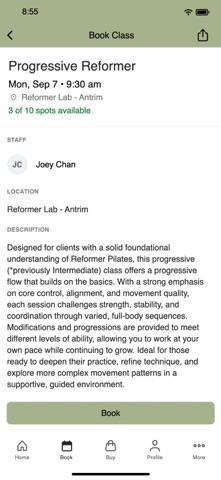 Reformer Lab Pilates Screenshot 3 of 3