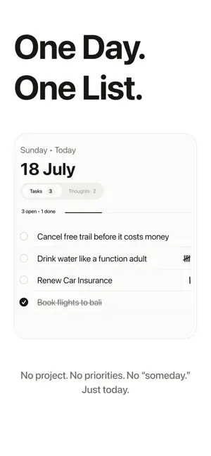 Tally: Minimal Todo List screenshot 1