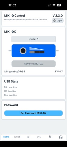 MIKI-D Control screenshot