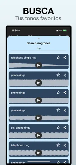 Captura de pantalla de Tonos De Llamadas Y Melodias en iPhone 3