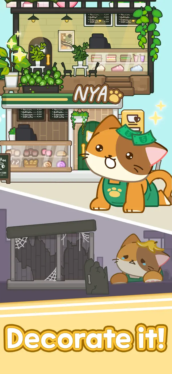 #2. Merge Cat Cafe : Coffee cat (iOS) 作者: ACTIONFIT