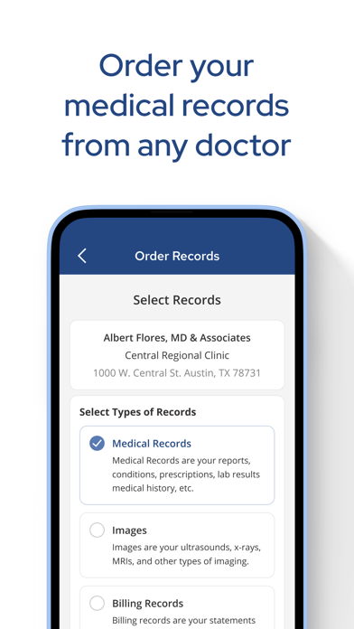 Health Bank One Screenshot