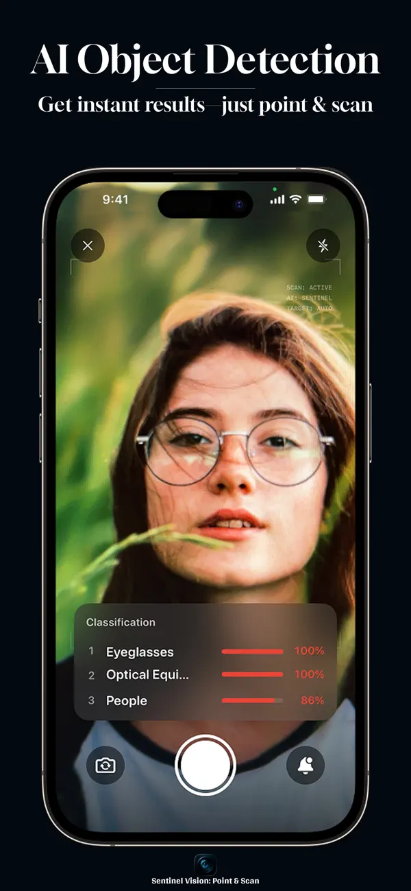 Screenshot #1 pour Sentinel Vision: Point & Scan