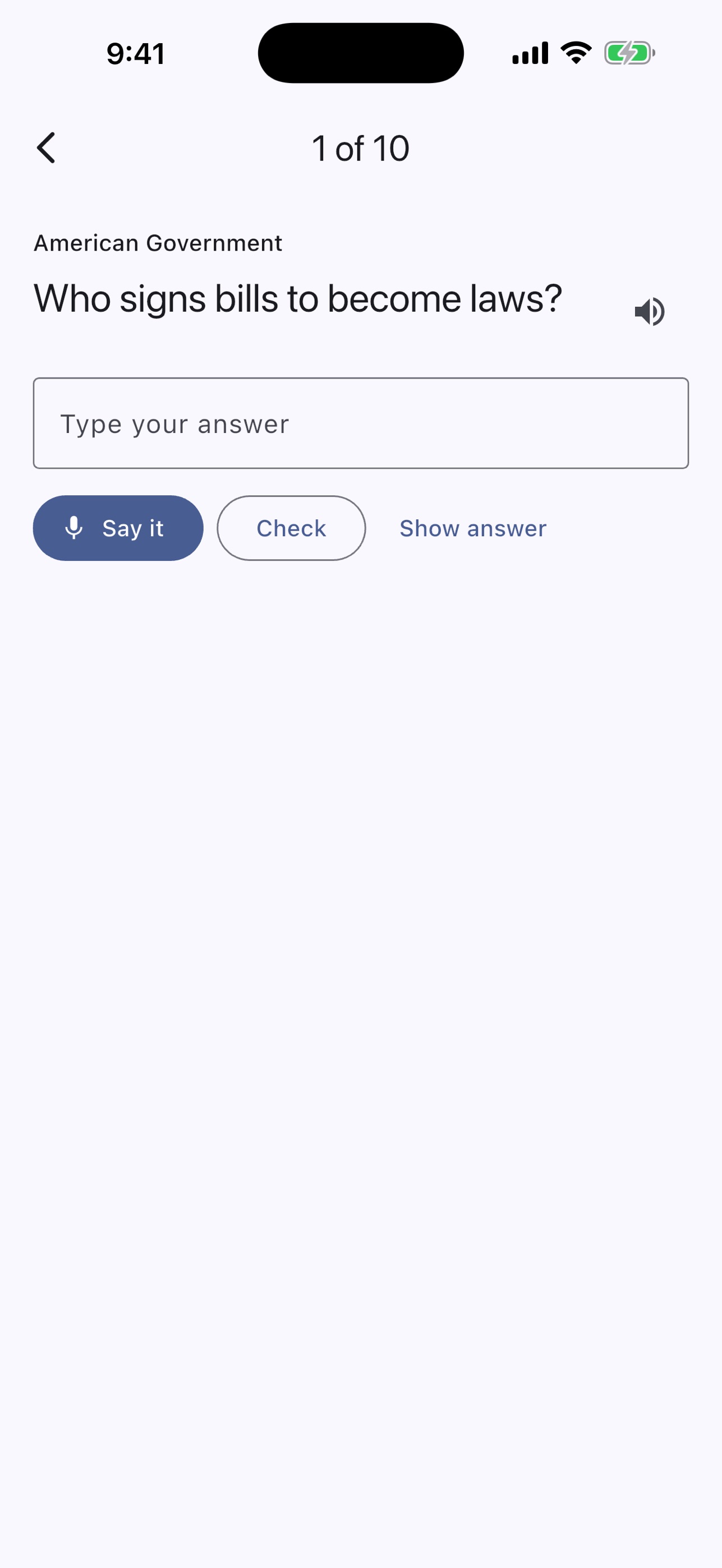 Screenshot 2 of US Citizenship Test: AI Coach