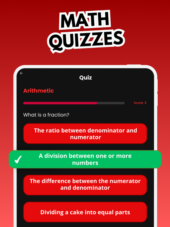 Math Master Arithmetic Algebra iPad screenshot 5 - Education app