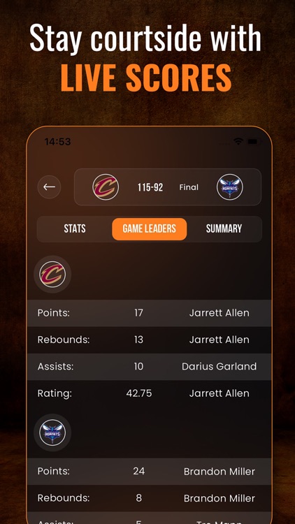 Basketball Games Stats, Scores screenshot-3