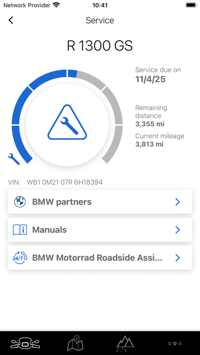 BMW Motorrad Connected Screenshot