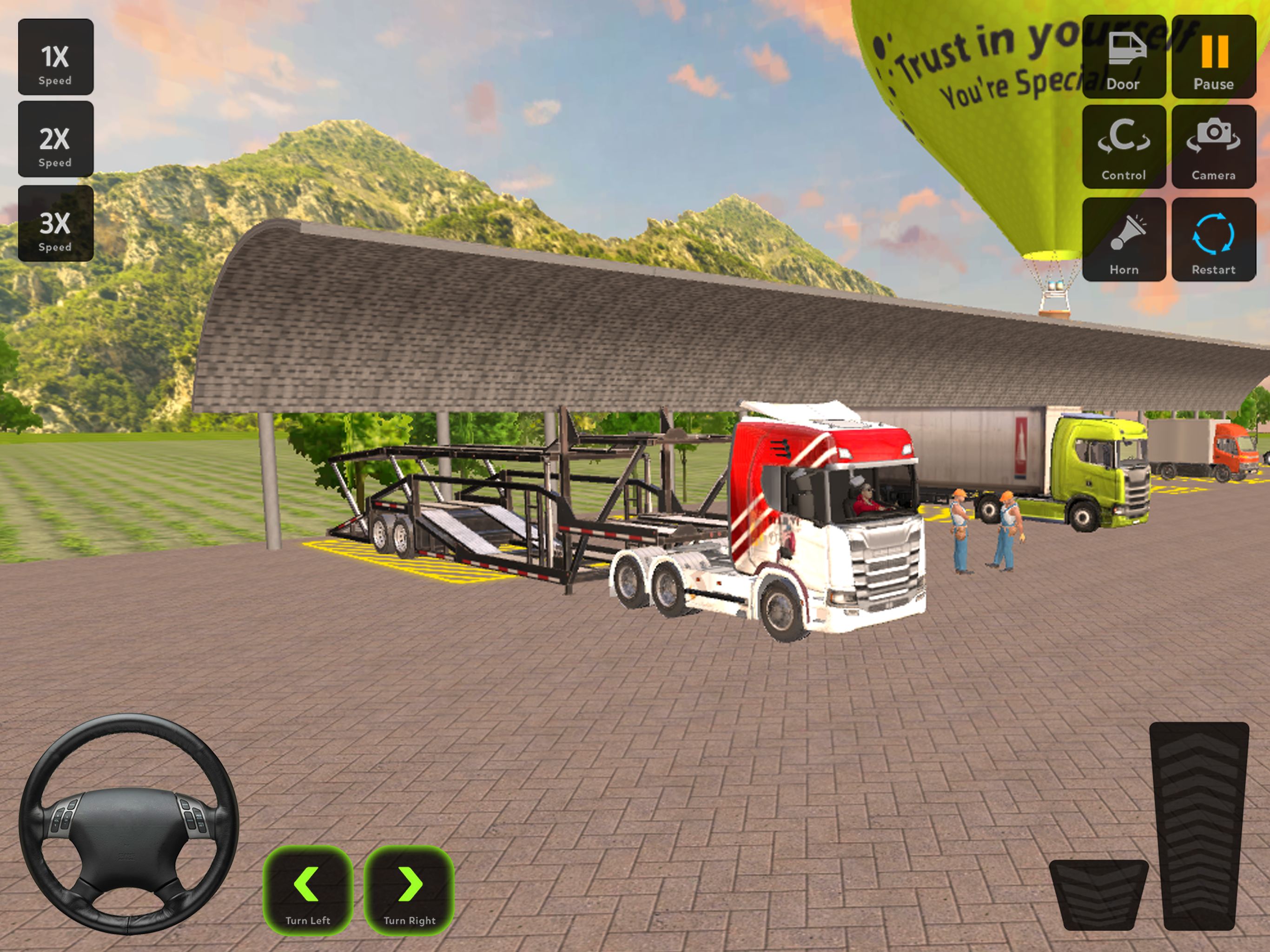 European Truck Driving Game