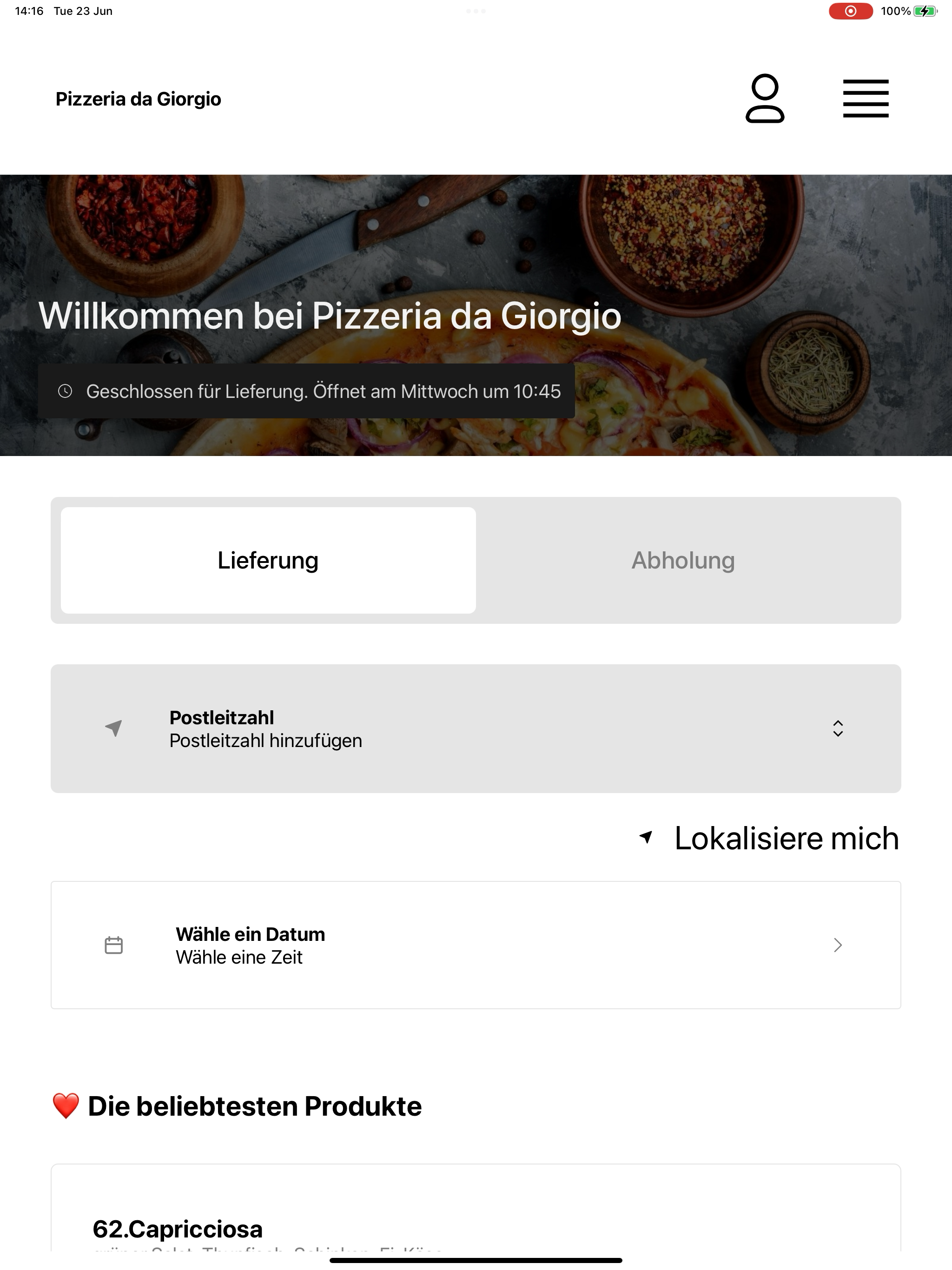 Pizzeria da Giorgio screenshot 14