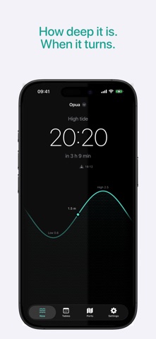 Darker Tides: NZ tide times screenshot