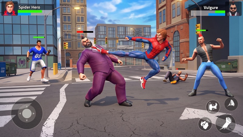 Super Rope Hero : superheroes screenshot 1
