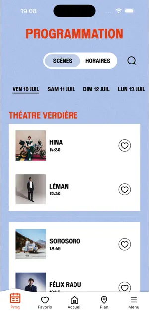Francofolies La Rochelle iPhone screenshot 3
