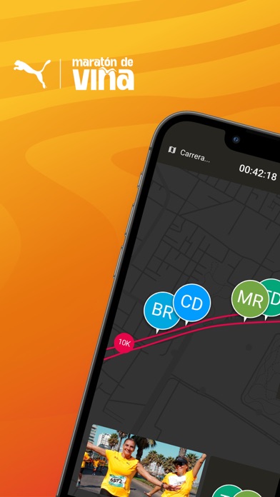 Maratón de Viña app screenshot