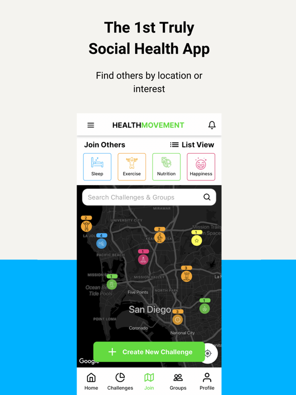 Health Movement iPad screenshot 1 - Health & Fitness app