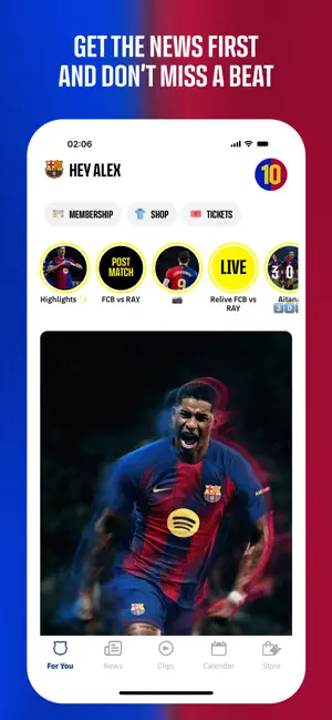 FC Barcelona Official App iPhone screenshot 2