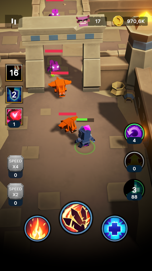 #2. Hero Dungeon: Cube Action RPG (iOS) 由: Egor Iurchenko