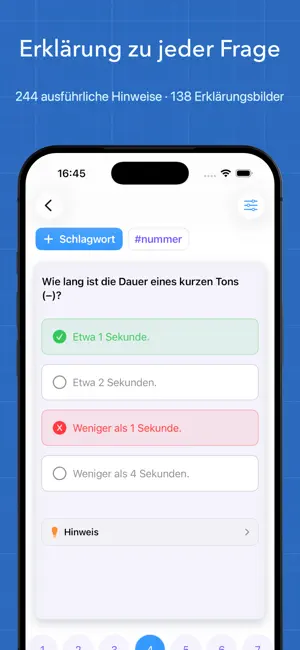 SBF Binnen Fragen Knoten Segel screenshot 2