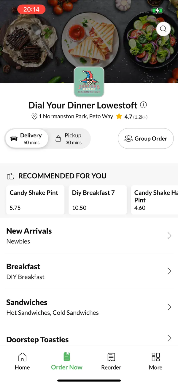 Screenshot #2 pour Dial Your Dinner Lowestoft