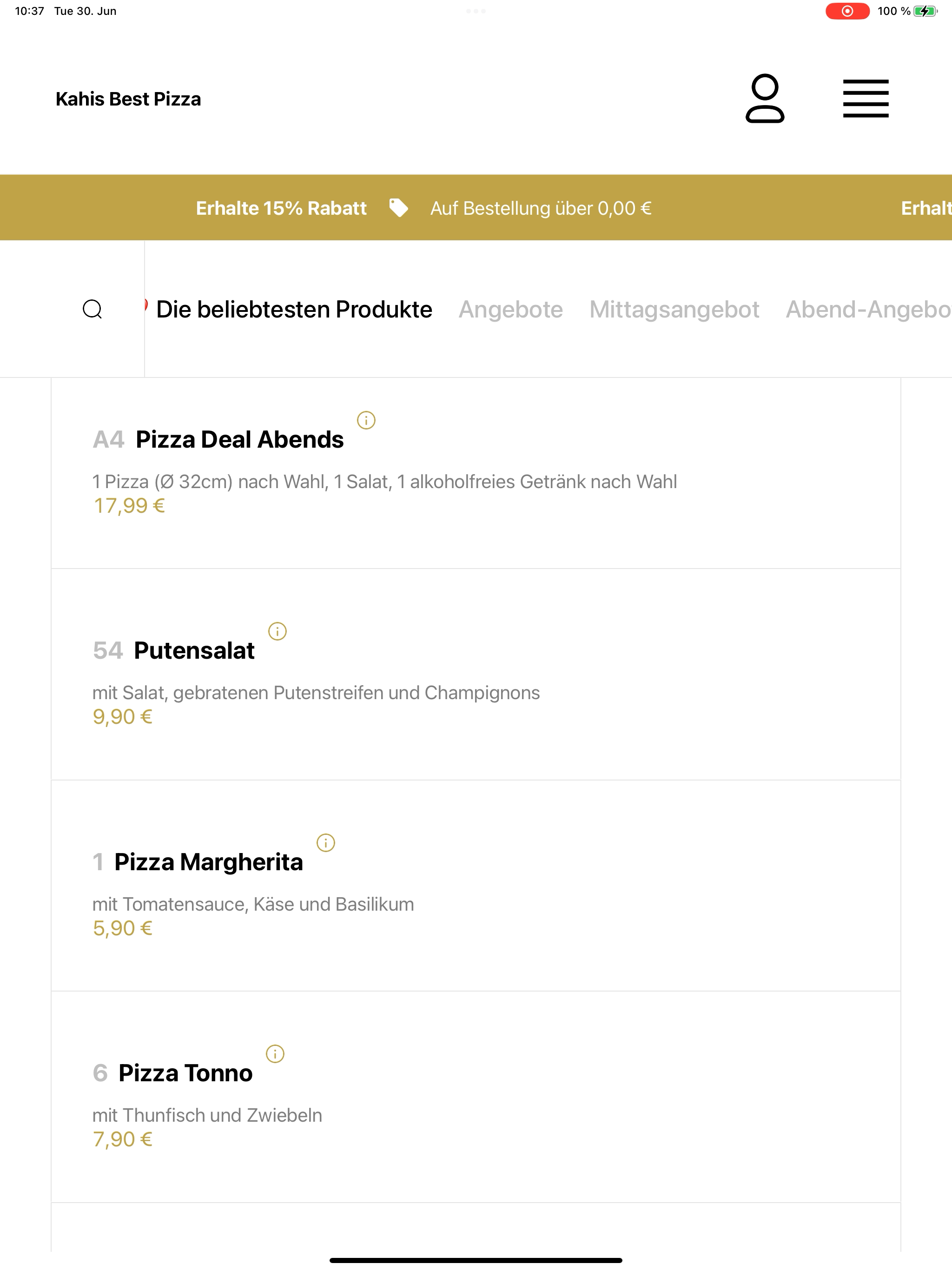 Kahis Best Pizza