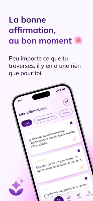 Evolya - confiance & guérison iPhone screenshot 1