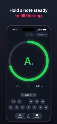 AudioPitch: Pitch Monitor screenshot