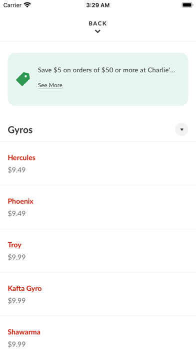 App screenshot