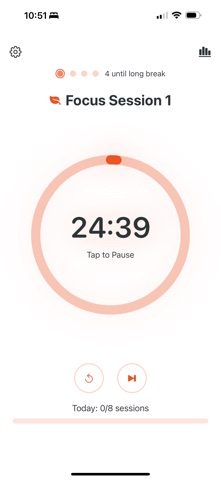 No BS Pomodoro screenshot