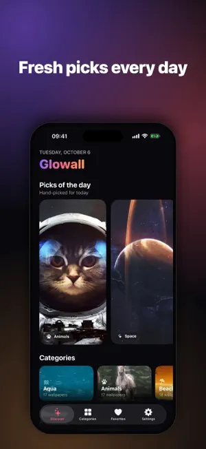 Glowall: Wallpapers HD screenshot 2