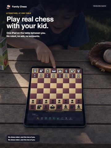 Family Chess: Kid Power iPad screenshot