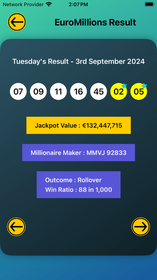 #5. Lotto Results Plus (iOS) 由: Sushmita Sarkar