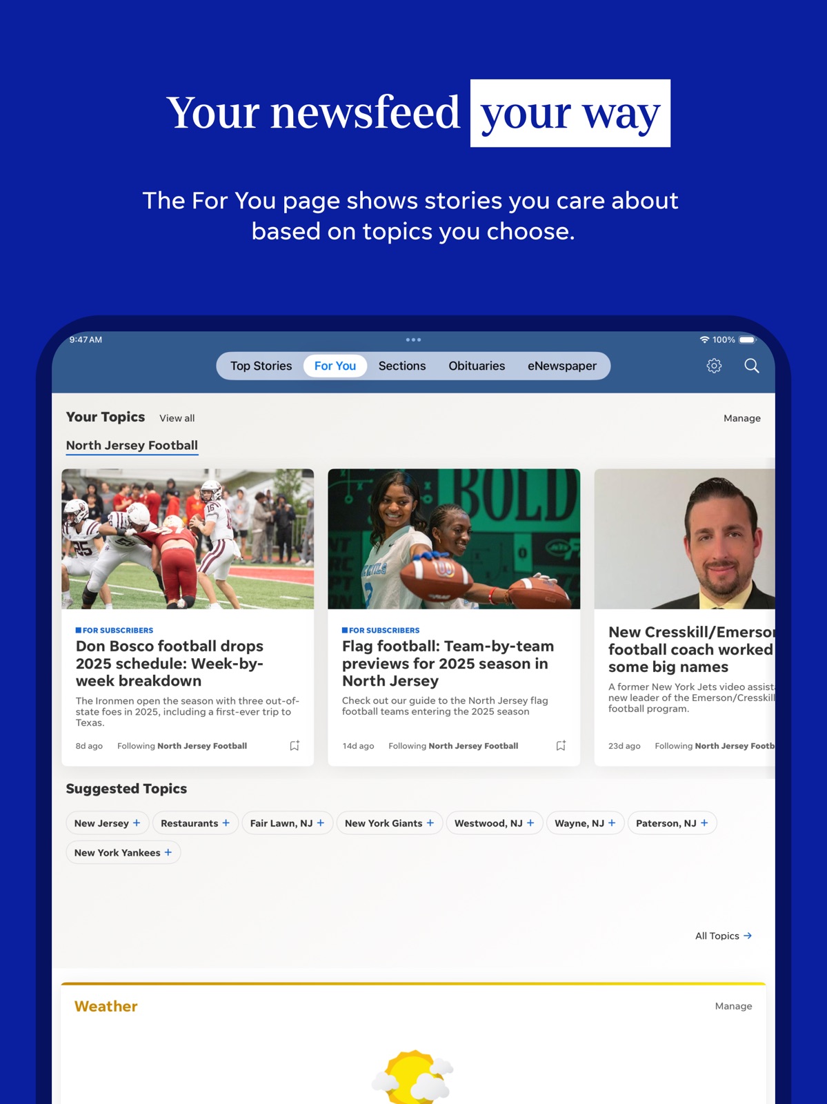 North Jersey: Record & Herald ipad screenshot 2