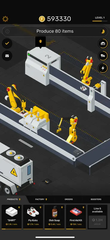 Factory: Idle & Tycoon Game screenshot 1 of 5