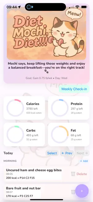Diet Mochi, Diet!!! screenshot 1