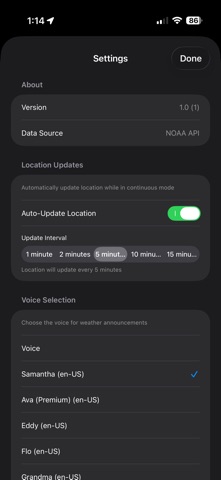 NOAAspeak screenshot