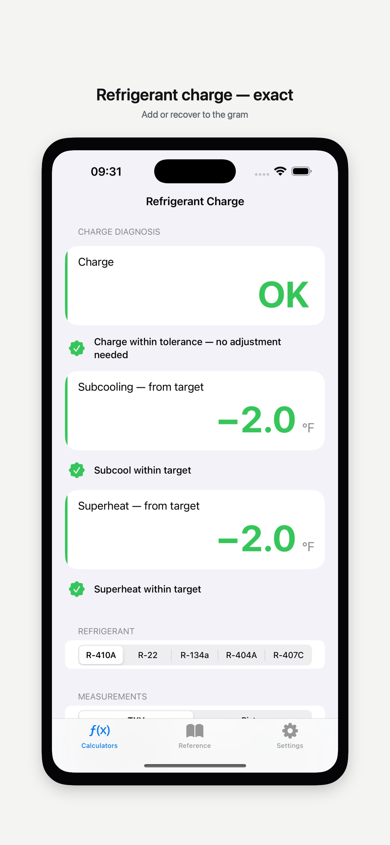 HVAC Load & Refrigerant Calc screenshot 3