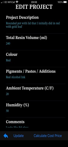 Epoxy Resin Database Screenshot 8 of 10