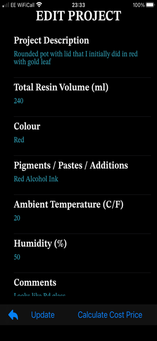 Epoxy Resin Database Screenshot 8 of 10
