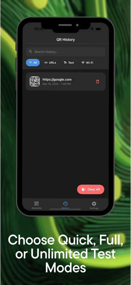 Offline QR Generator main screen screenshot
