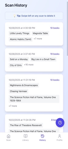 Shelf Scan: Book Spine Scanner Screenshot 4 of 7