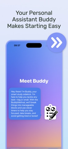 Buddy: ADHD Study Assistant iPhone screenshot