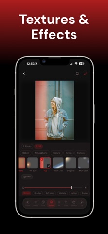 REDLIGHT - Photo Editor screenshot