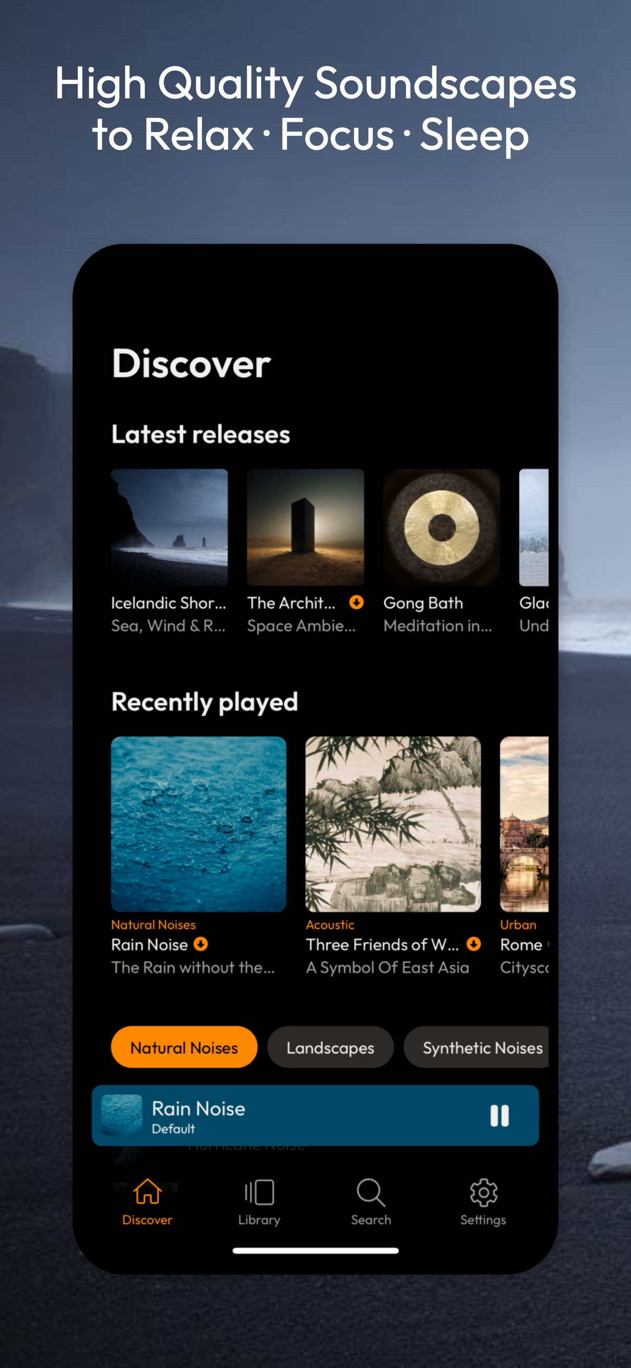 myNoise: Focus, Sleep, Relax