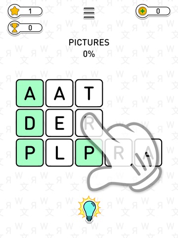Call of words iPad screenshot